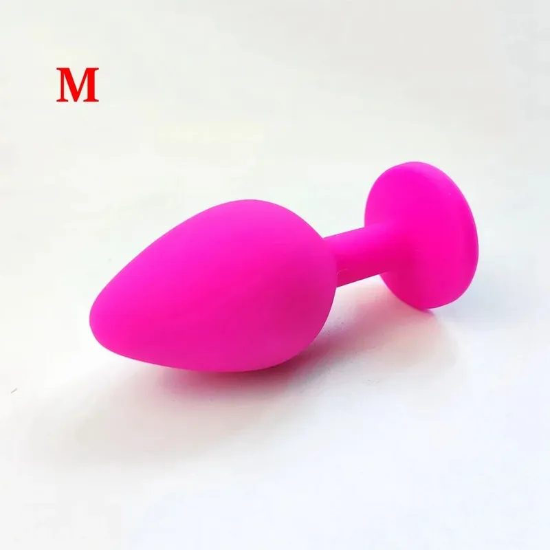 S/M/L Silicone Butt Plug Anal Plugs Unisex Sex Stopper 3 Different Size Adult Toys for Men/Women Anal Trainer For Couples SM