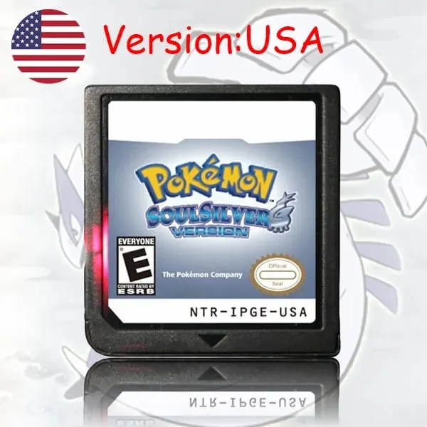 Kartrij Permainan NDS Siri Pokemon Platinum Pearl Diamond HeartGold SoulSilver Versi USA/EUR/FRA/ITA/NOE/AUS/ESP untuk NDS — image 7