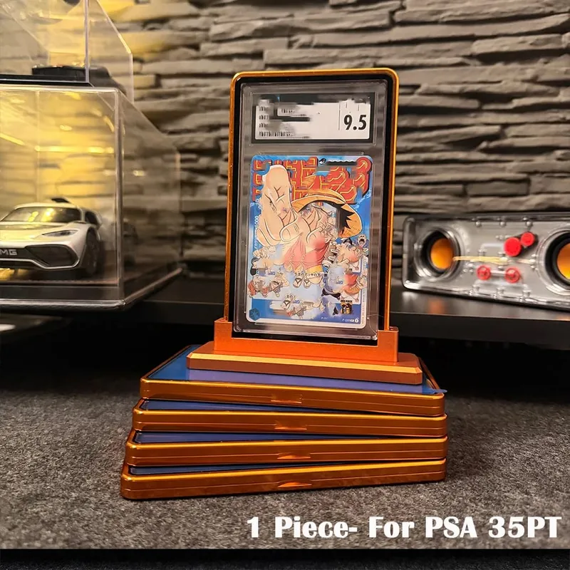 Multicolor Gradient Color Aluminum Alloy Trading Card Protect Holder Metal Case For 35PT PSA CGC Graded Card — image 25