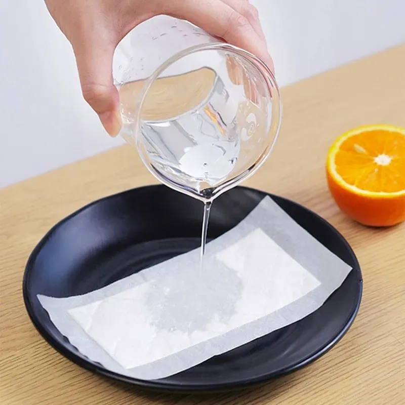 50Pcs Kitchen Rapid Absorbent Pads For Meat Fish Poultry Produce For Keeping Packaging Dry Clean Absorbent Paper Kitchen Tools