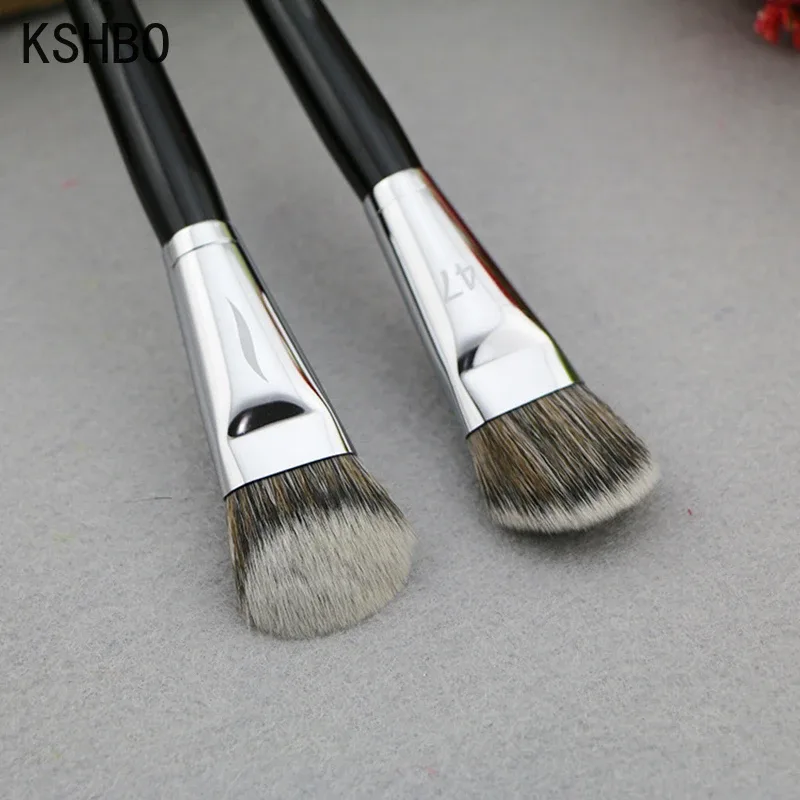 Foundation Brush 47 Broom Head Liquid Foundation Shadow Repairing Brushes Women Face Base Makeup Beauty Professional Tools