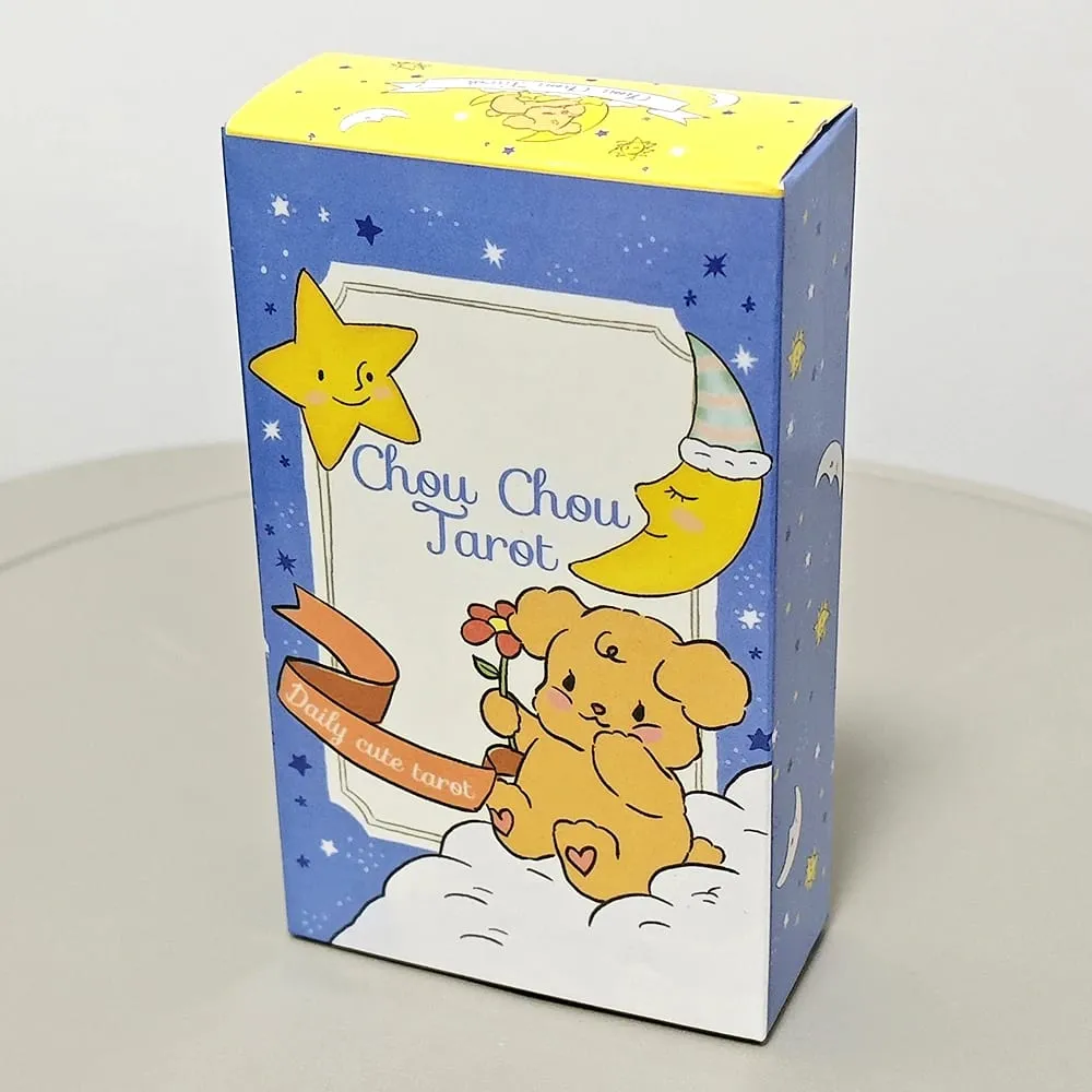 78 Pcs Kawaii Tarot Cards 10.3*6cm Chouchou Tarot Deck — image 3