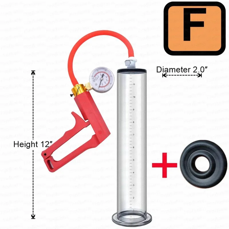 Male Leluv Penis Pump Physical Penis Enlarger Penis Enlagement Pump Cock Extender Dick Trainer Vacuum Pump For Men Glans Sex Toy
