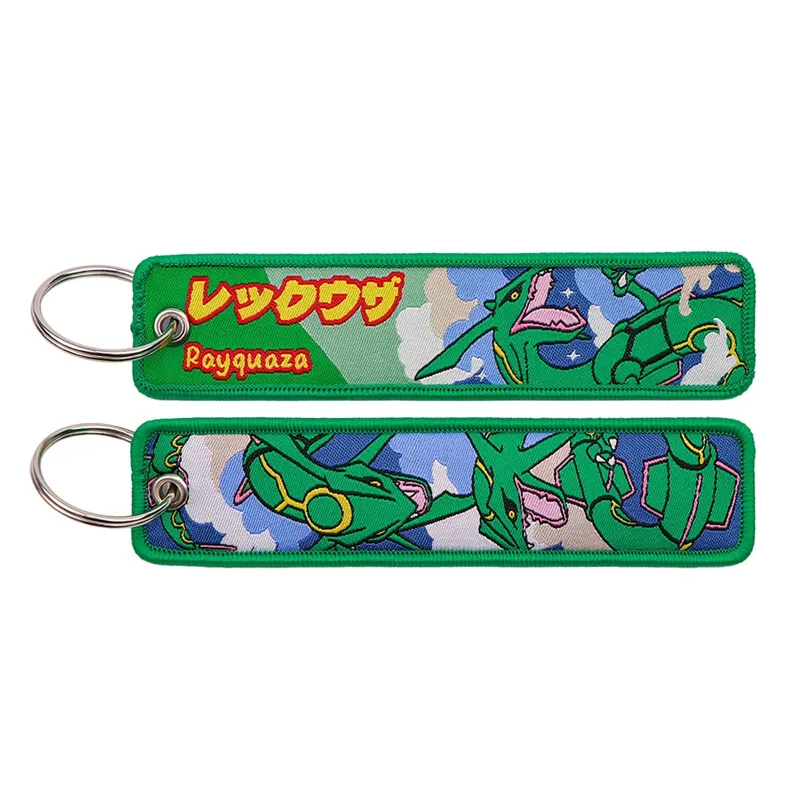 Japanese Anime Elf Monsters Keychain for Cars Backpack Key Holders Embroidery Keyrings Key Tag Jet Tag Accessories Gifts 1pcs — image 27