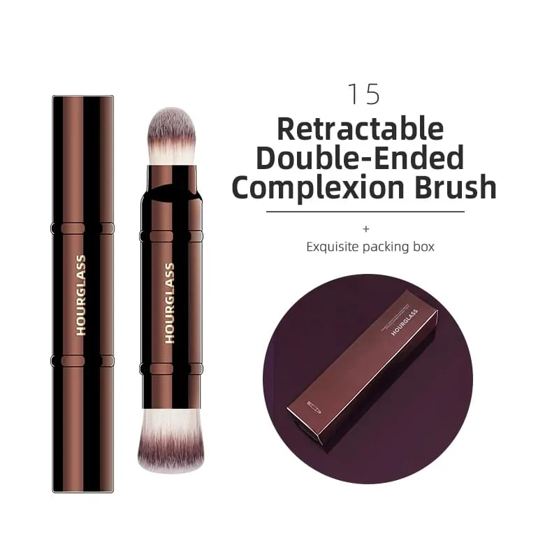 Hourglass Makeup Brushes Powder Foundation Concealer Blusher Bronzer Eye Shadow Eyebrow Eyeliner Sculpting Brush — image 23