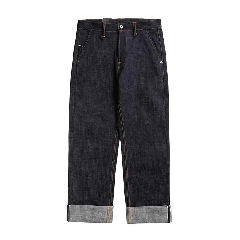 Red Tornado 18oz Selvedge Denim Jeans Loose Straight Fit Heavyweight Raw Denim Pants — image 6