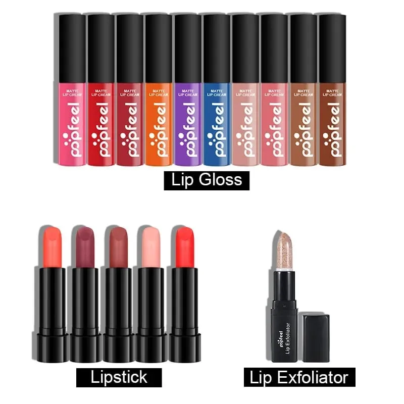 Christmas Makeup Gift Box Foundation Eyeshadow Powder Long Lasting Lip Ink 27 Pieces Birthday Gifts Makeup for Women Full Kit — image 13