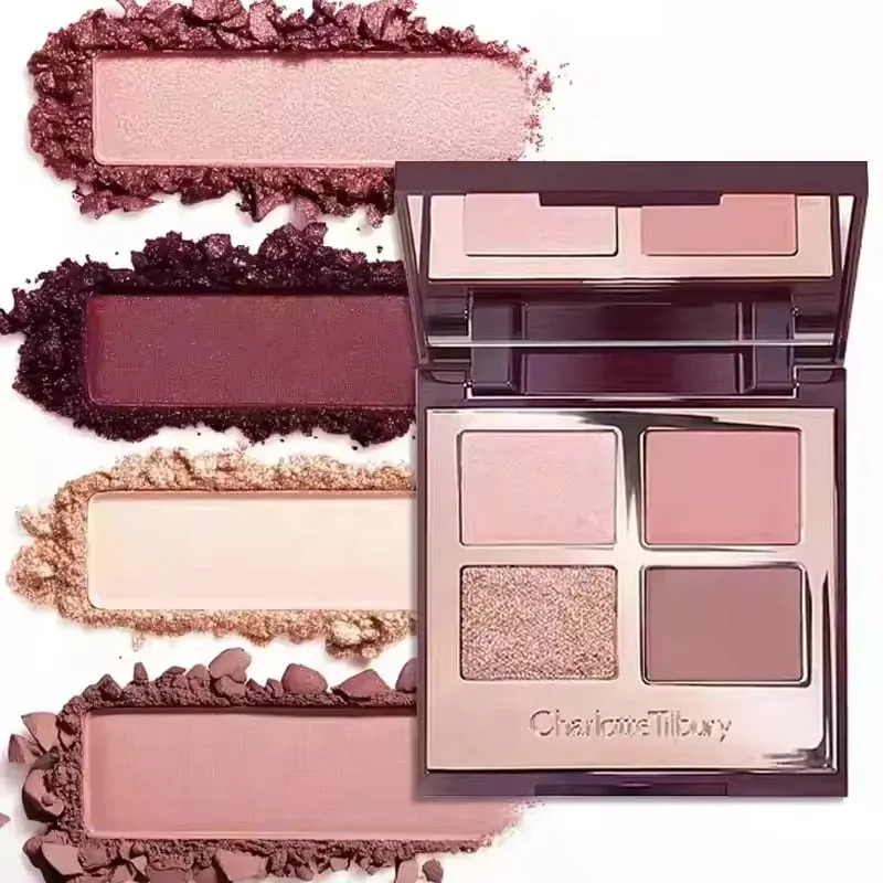 Charlotte Tilbury Palet Mewah Bantal Bicara Palet Lidschatten Nude Pink 4 In 1 Langanhaltend Matt Schimmernd Augen Makeup — image 3