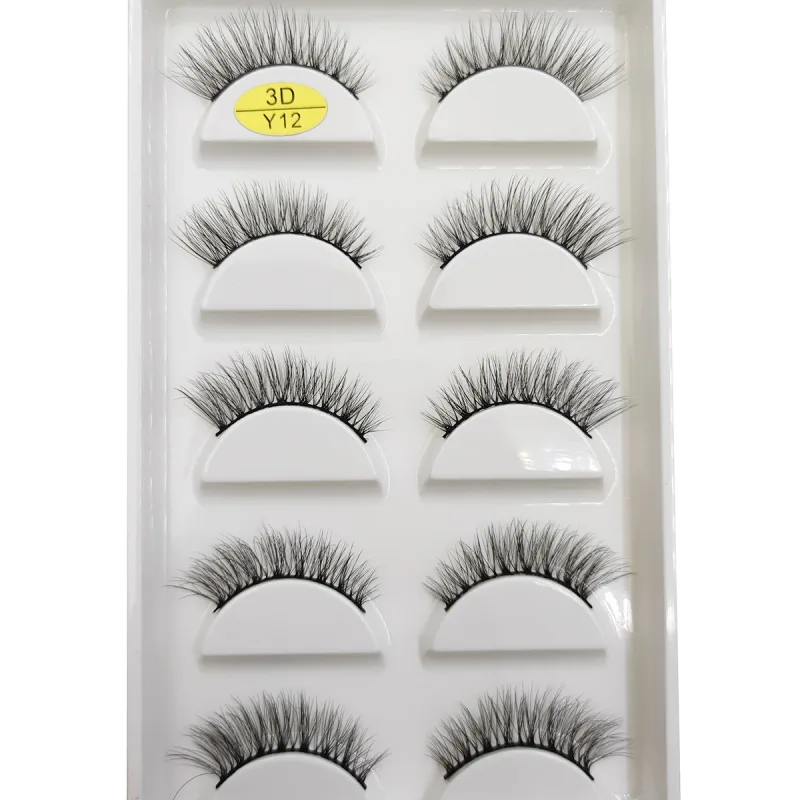 Natural 3D Mink False Eyelashes Soft Wispy Fluffy Eye Faux Lashes Make Up Eyelash Beauty Cat Cilios 5 Pairs 15 Styles — image 15