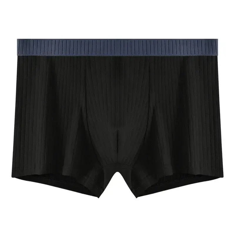 7Pcs/Lot Men's Cotton Underwear Boxer Shorts Pure Cotton Breathable Mid-waist High Elasticity Men's Sexy Soft Men's Shorts L-4XL