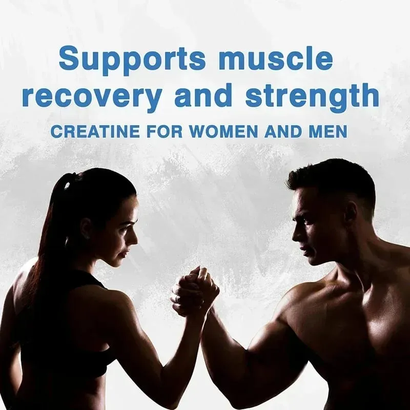 Creatine Monohydrate - Enhance Muscle Strength Promote Muscle Recovery and Growth and Improve Athletic Performance Vegan