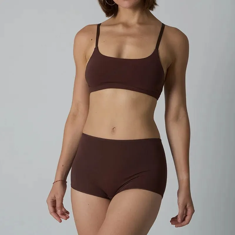 Bralette en coton sans couture, sous-vêtements respirants, ensembles de Lingerie pour femmes, soutien-gorge de sport, culotte pour dames, sans coussinet, intime — image 7