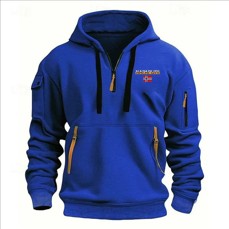 Men's and Women's Printed Hooded Sweatshirts Loose Pullover Black Camel Fashionable Spring and Autumn Hoodies for Men and Women — image 13