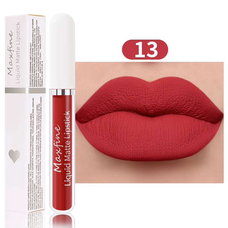 Matte liquid lipstick Waterproof sexy velvet lip glaze Long lasting moisturizing lipstick — image 15