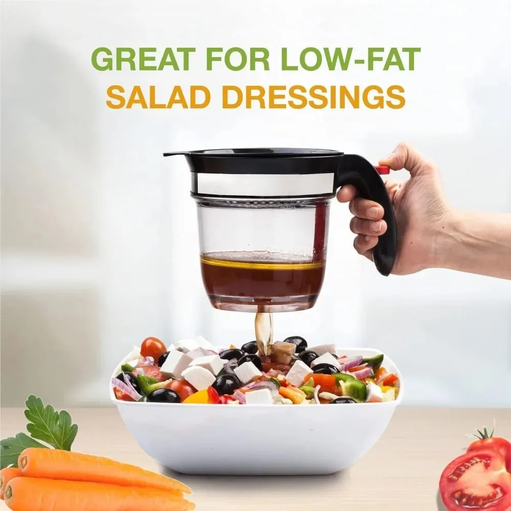1pc Fat Separator Bottom for Mess-Free Straining Built-in Oil Strainer for Efficient Grease Separation Essential Kitchen Utensil — image 9