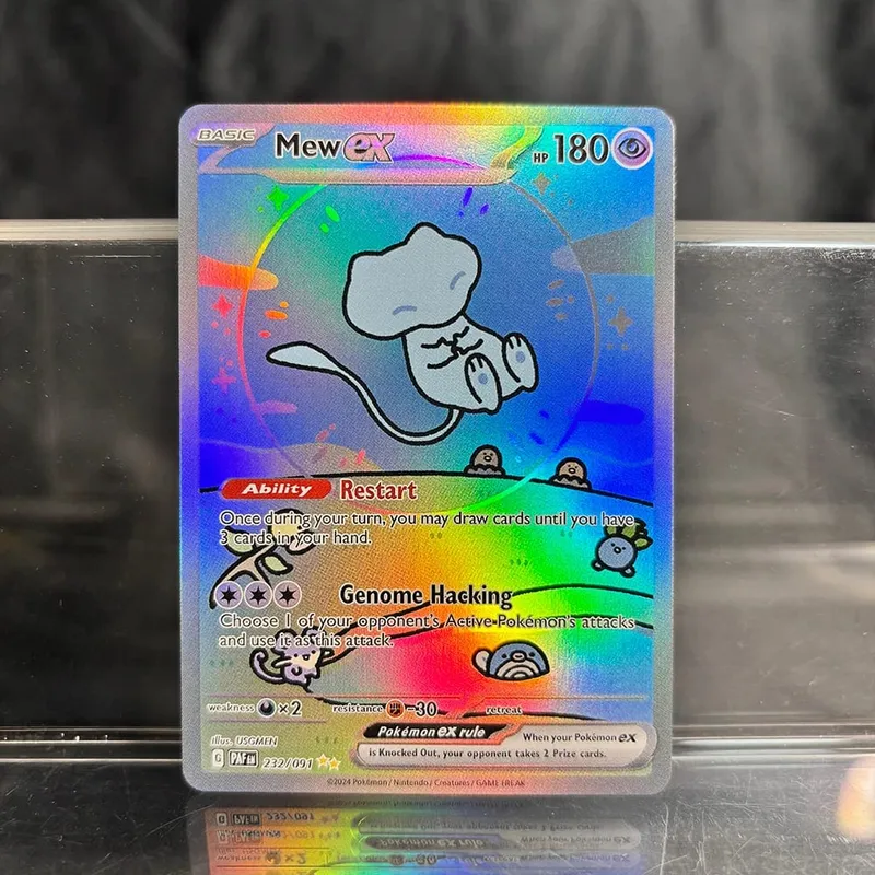 Foil PKM Single Cards Pikachu Charizard EX Bubble Mew Game Rare Collection Cards PTCG Rainbow Proxy Cards — image 7