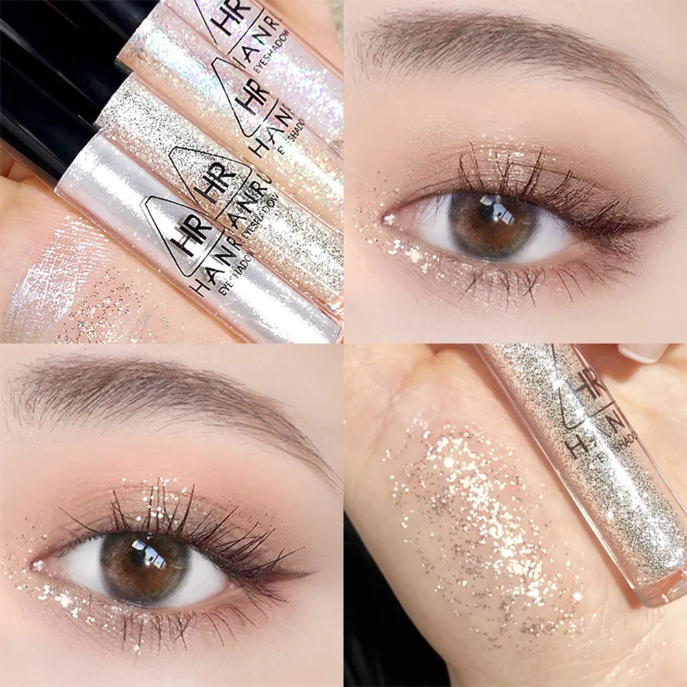 Pearlescent Fine Shimmering Eye Shadow Liquid Waterproof Eye Makeup Brightening Liquid Pearlized Eyeshadow Glitter — image 1