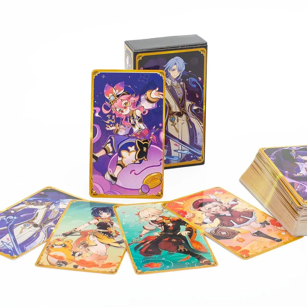 Anime Game Genius Invokation TCG 65Pcs/Set Hot 9.5*5.5cm Collectible Card Collection for Desktop Gaming — image 2
