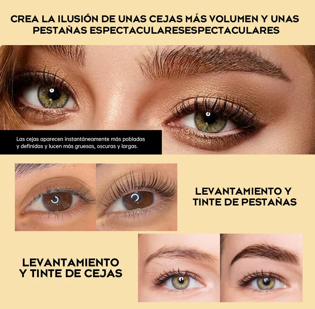 Gollee Eyebrow Tint Set 6ml Natural Classic Black Eyelash Brow Tint Kit Semi Permanent Lasting Brow Lash Tint Waterproof Set — image 3