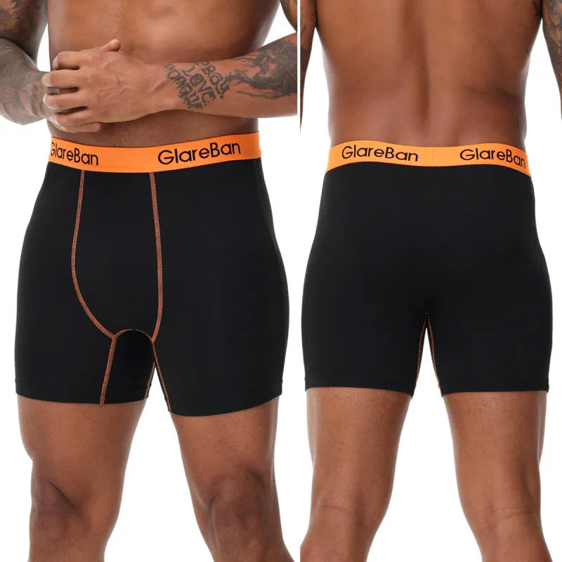4pcs Set Mid-Long Boxer Shorts Men's Underwear Male Underpants for Men Homme Boxershorts Slips Soft Panties Brand Sexy — image 7