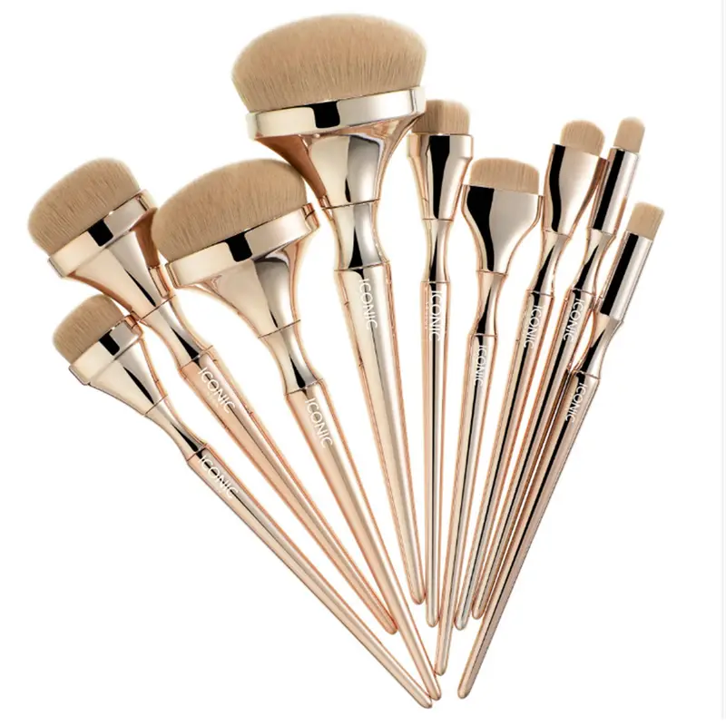 British Generation's new Iconic London HD high-definition facial makeup brushes set 9pcs foundation concealer brush — image 1
