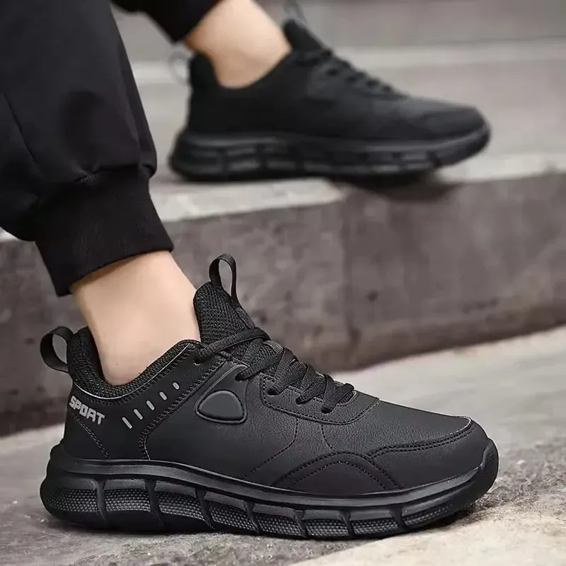 Men Waterproof Athletic Sneakers Breathable Comfortable Casual Sneaker Ear-resistant Non Slip Walking Men Shoes Tenis Masculino — image 2