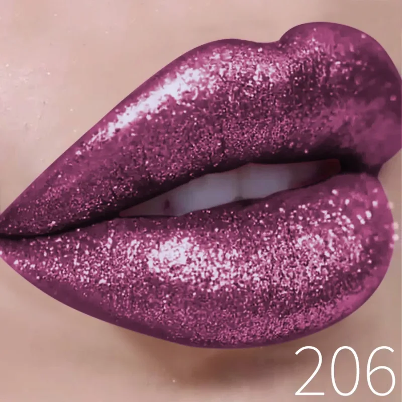 1PC Glitter Lip Gloss Long Lasting Waterproof Metallic Liquid Lipstick Pearl Shining High Pigment Lip Tint Korean Makeup Gifts — image 18