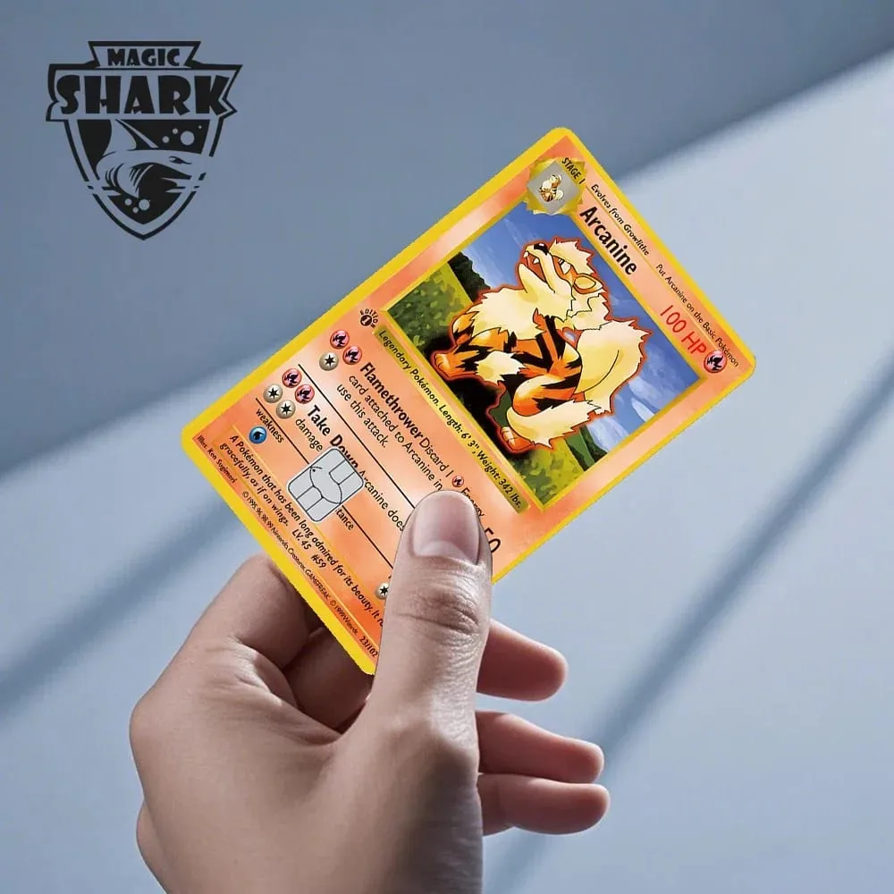 2026 New Charizard Blastoise Bulbasaur Eevee Metwo Sticker Film Skin Cover for Credit Debit Card — image 4