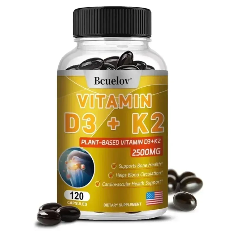 Vitamin D3 + K2 MK-7 - D3 Vitamin Supplement 2 in 1 Supports Immune Heart Joint Dental & Bone Health - Easily Absorbed — image 9