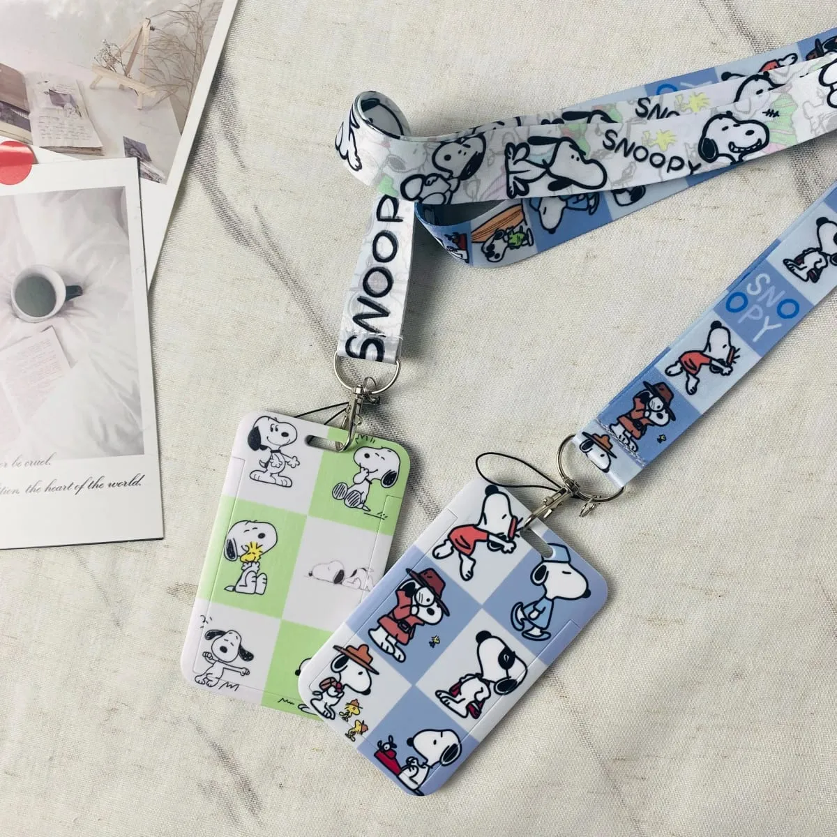 Credential Holder Cartoon Animal Neck Strap Lanyard for Key Keychain USB Badge Holder Keyring Accessories Gifts — image 1