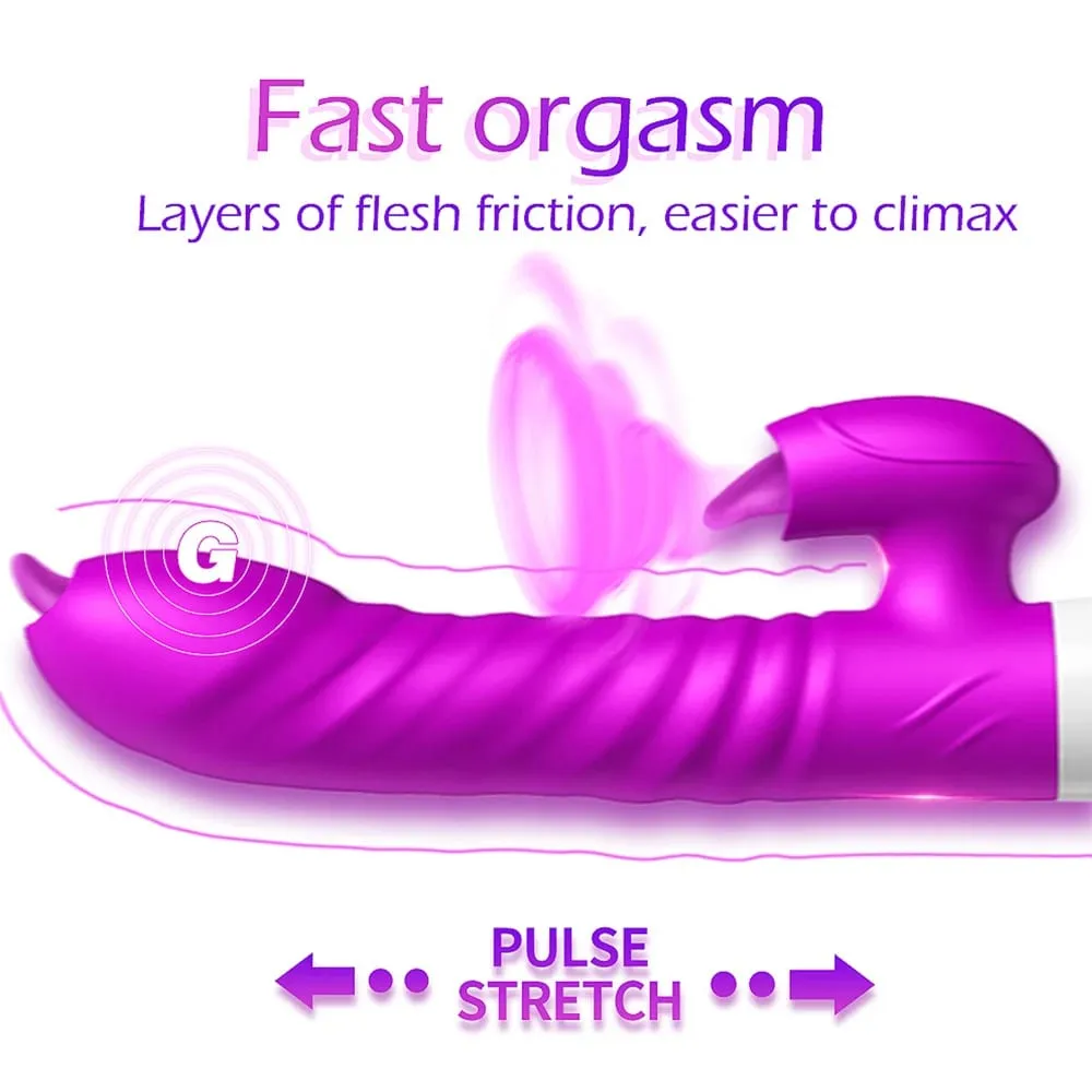 Rychlý orgasmus vibrátor dildo pro ženy lízání vyhřívání vibrátory klitoris stimulátor bodu G vibrace ženský klitoris vysavač pro dospělé sexuální hračka — image 3