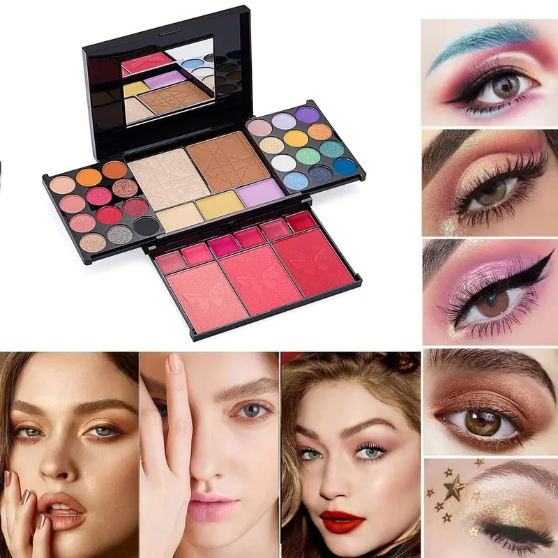Makeup Kit for Women Full Kit Makeup Gift Set All in One Makeup Kit with 38 Colors Eyeshadow Brushes Lip Glosses Mirror — image 3