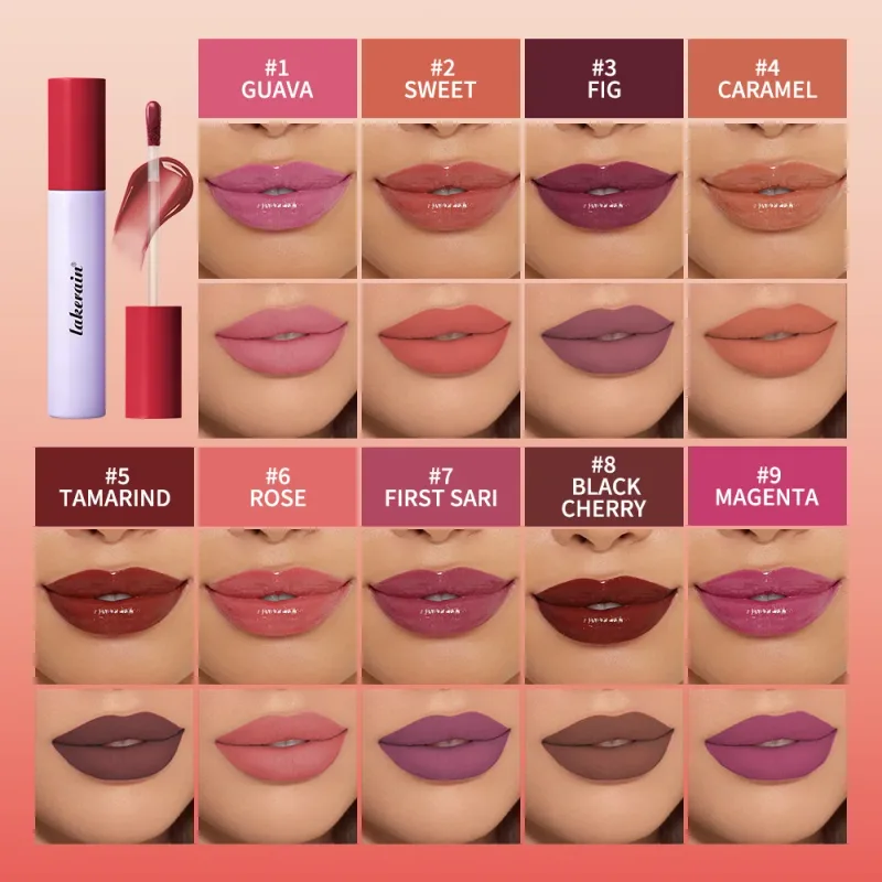 Stain Tinted Lip Oil Long Wear Moisturizing Shiny Lip Gloss Soft Texture Non Sticky Repair Chapped Lips Daily Women Beauty Lip C — image 4