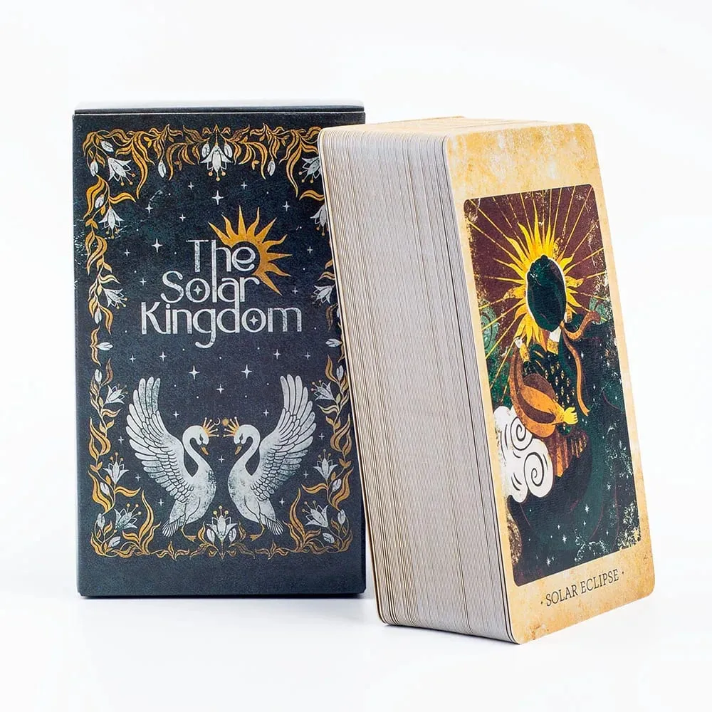 The Solar Kingdom Tarot Deck 78 Card Oracle Set for Cosmic Insight and Divination English Versions Edition Board Playing Game — image 2