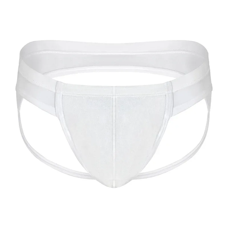 Sexy Men's G-string Thongs Transparent Underwear Mesh Breathable Backless Panties