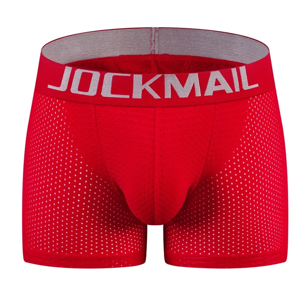 Mens Underwear Boxer Mesh Mens Padded Underwear with Hip Pads Men's Boxers Butt Padded Elastic Truncks Enhancement — image 1