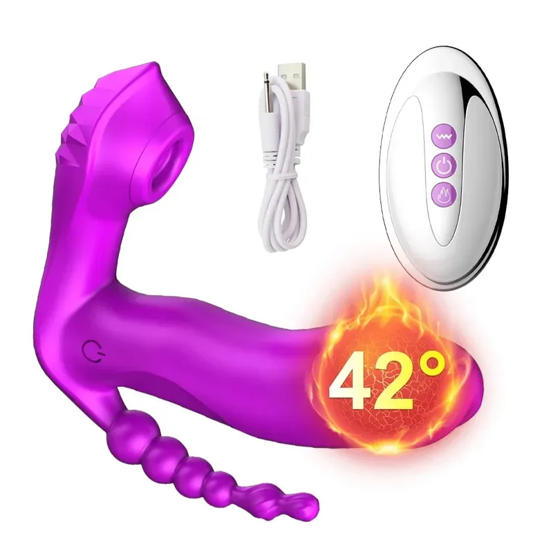 Trådløs kontrol Dildo Vibrator G-Spot Massage Vaginal Vibrator Klitoris Sutte Stimulator Bærbar Voksen Sexlegetøj Kvinder — image 8