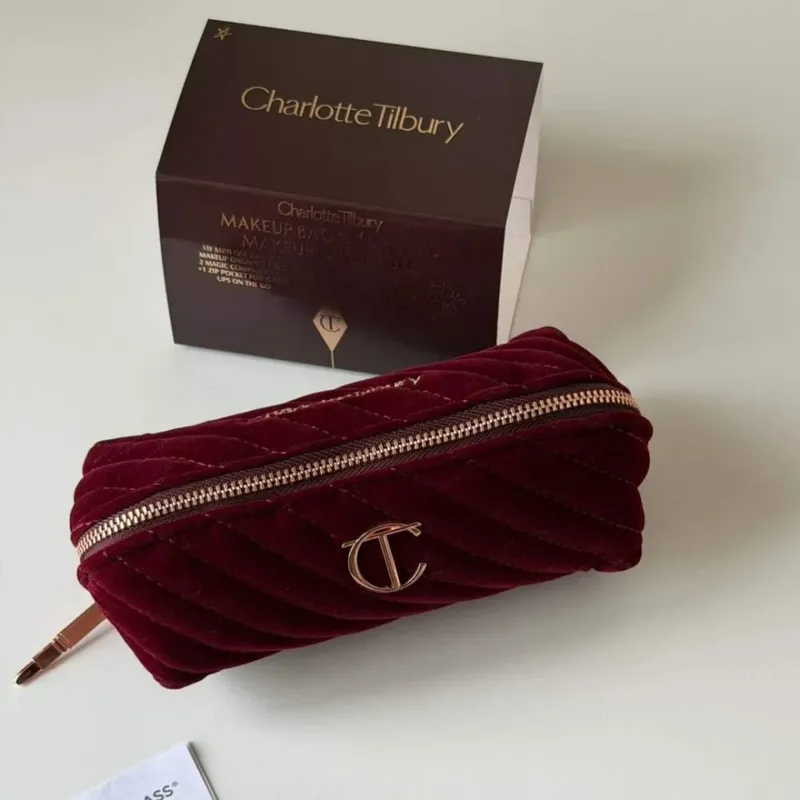 Charlotte Tilbury Matte Setting Pressed Powder 4 Colors Liquid Foundation Hollywood flawless filter CT Makeup Bag Gift Cosmetics — image 9