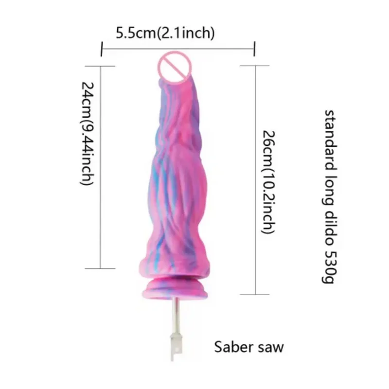 Saber Jigsaw Reciprocating Saw Besar Silikon Dildo Reciprocating Saw 3XLR VAC-U-LOCK Adaptor Lampiran Mesin Seks — image 16