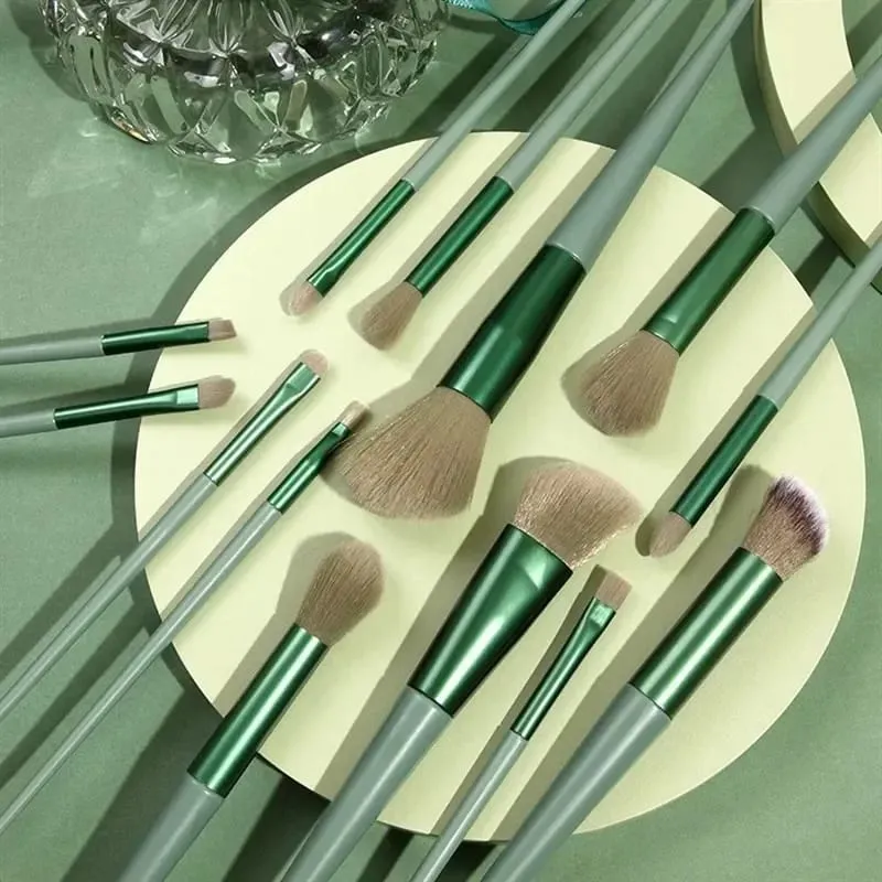 13 PCS Makeup Brushes Set Eye Shadow Foundation Women Cosmetic Brush Eyeshadow Blush Powder Blending Beauty Soft Make Up Tools — image 4