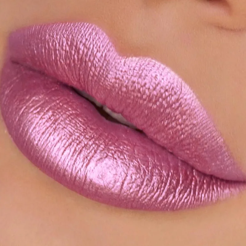 1PC glitter metallic lipstick finish hydrating 19 colors red pink sparkling highly pigmented lip tints lips makeup gifts cosmet — image 9