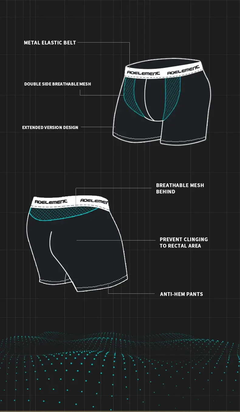 Sports Underwear Men's Anti-Wear Leg Modal Professional Running Fitness Tight Long Leg Quick-Drying Extended Boxer Briefs — image 7