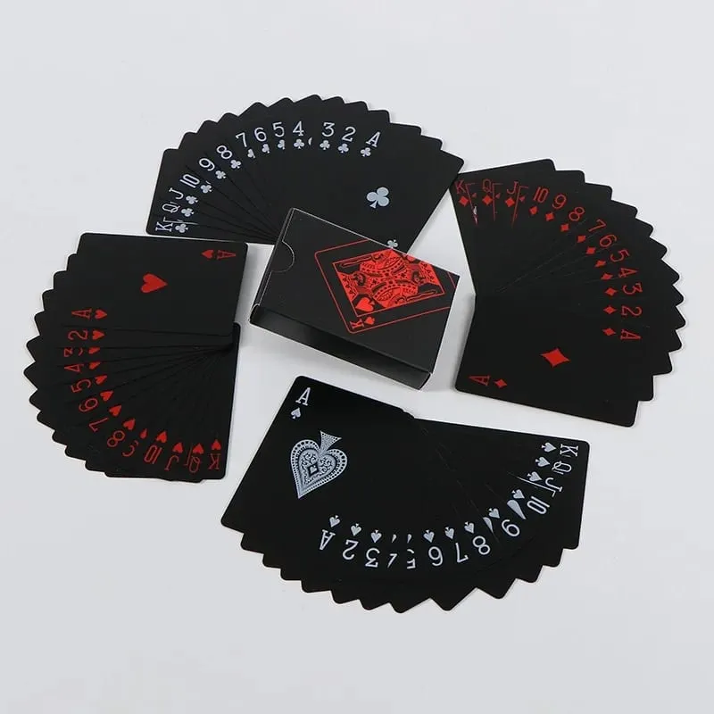 Waterproof PVC Illusionist Poker Cards - Durable & Aesthetically Enhanced Design - Perfect for Game Nights Parties & Family Fun
