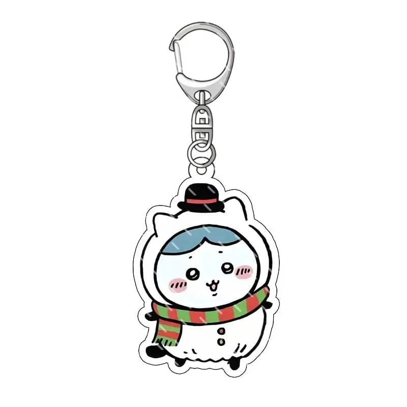 jiyi Pendant Anime Comic Acrylic Peripheral Keychain Hachiware Usagi Cute Pendant Bag Hanging Decoration Decoration