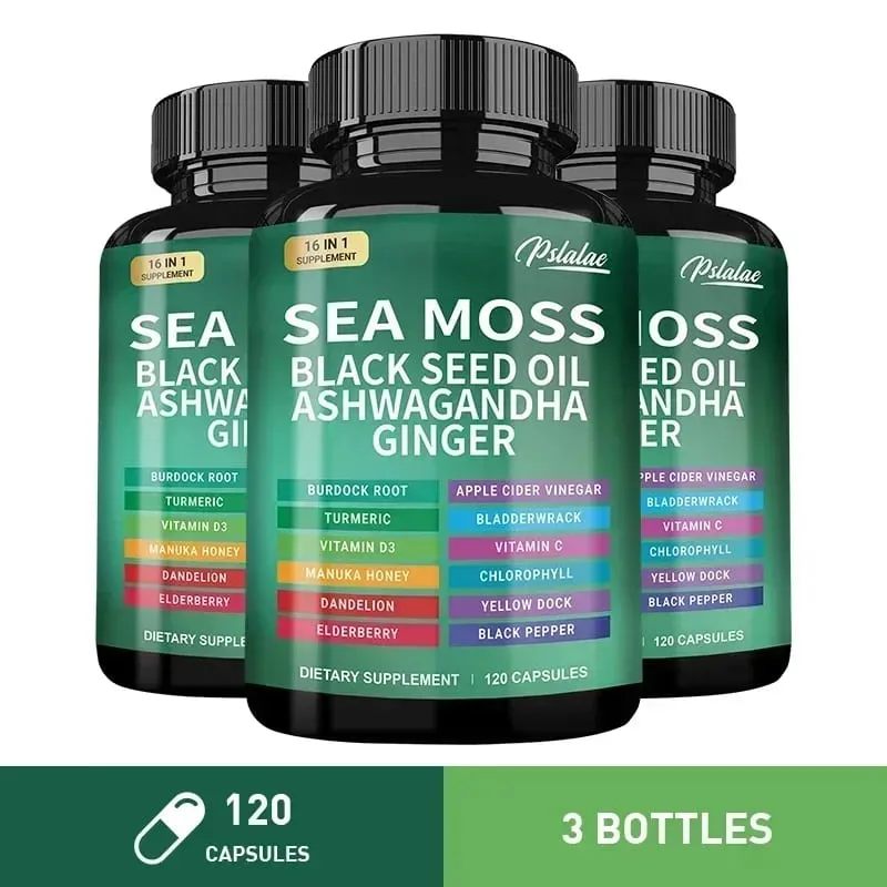Sea Moss Supplement - Supports Thyroid Health Anti-aging Antioxidant Improve Immunity Detox Beauty Health — image 9
