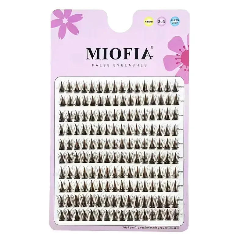 1 Box/160 Bunches Mink Eyelashes Natural 3D Russian Individual Eyelash Extension MS Eyelash Cluster Makeup Tool Lashes Wholesale — image 8