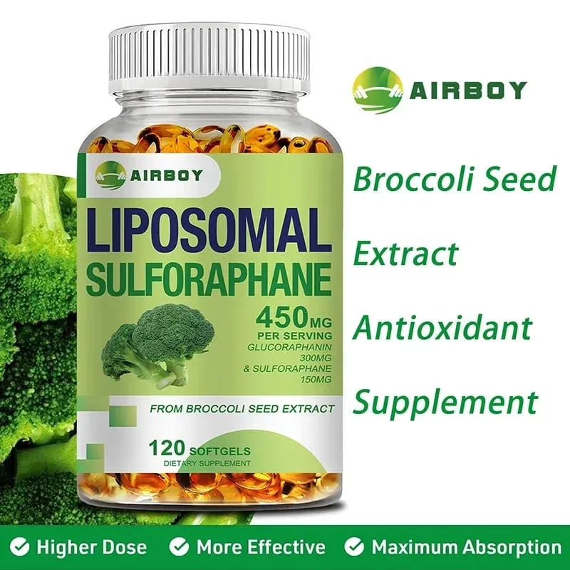 Liposomal Sulforaphane 450mg - Antioxidant Heart Supplement Immunity BoostingSupplement — image 4