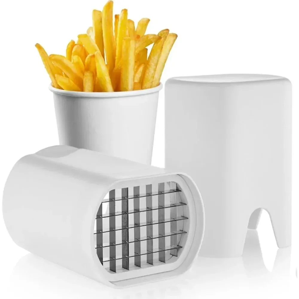 French Fry Cutter Tool White – Tool Food Dicer Veggie Dicer Chopper Veg Chopper White French Fry Cutter Natural Cut Rapid Slicer