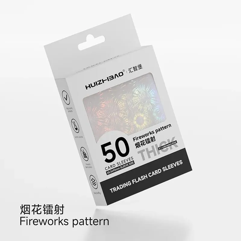 Manchons de cartes holographiques 65.5 × 90mm, protecteur de carte Transparent coloré pour couverture de cartes de taille Standard TCG/japonaise — image 8