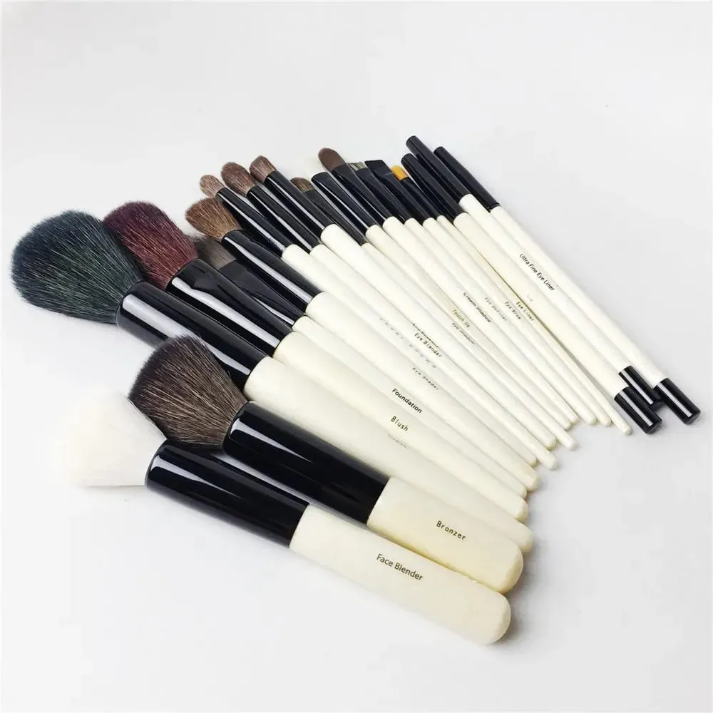 18-Brushes The Complete Makeup Brush set Quality Wooden Handle Cosmetic Brush kit Beauty Wood Makeup Brushes